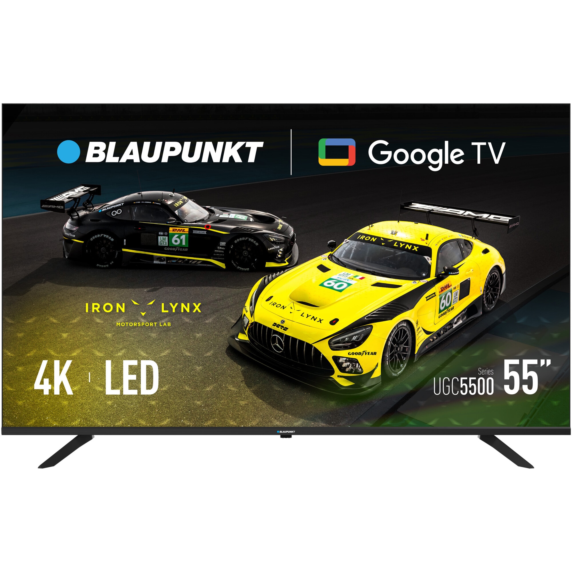 Televizor Blaupunkt LED 55UGC5500S, 139 cm, Smart Google TV, 4K Ultra HD, Clasa G