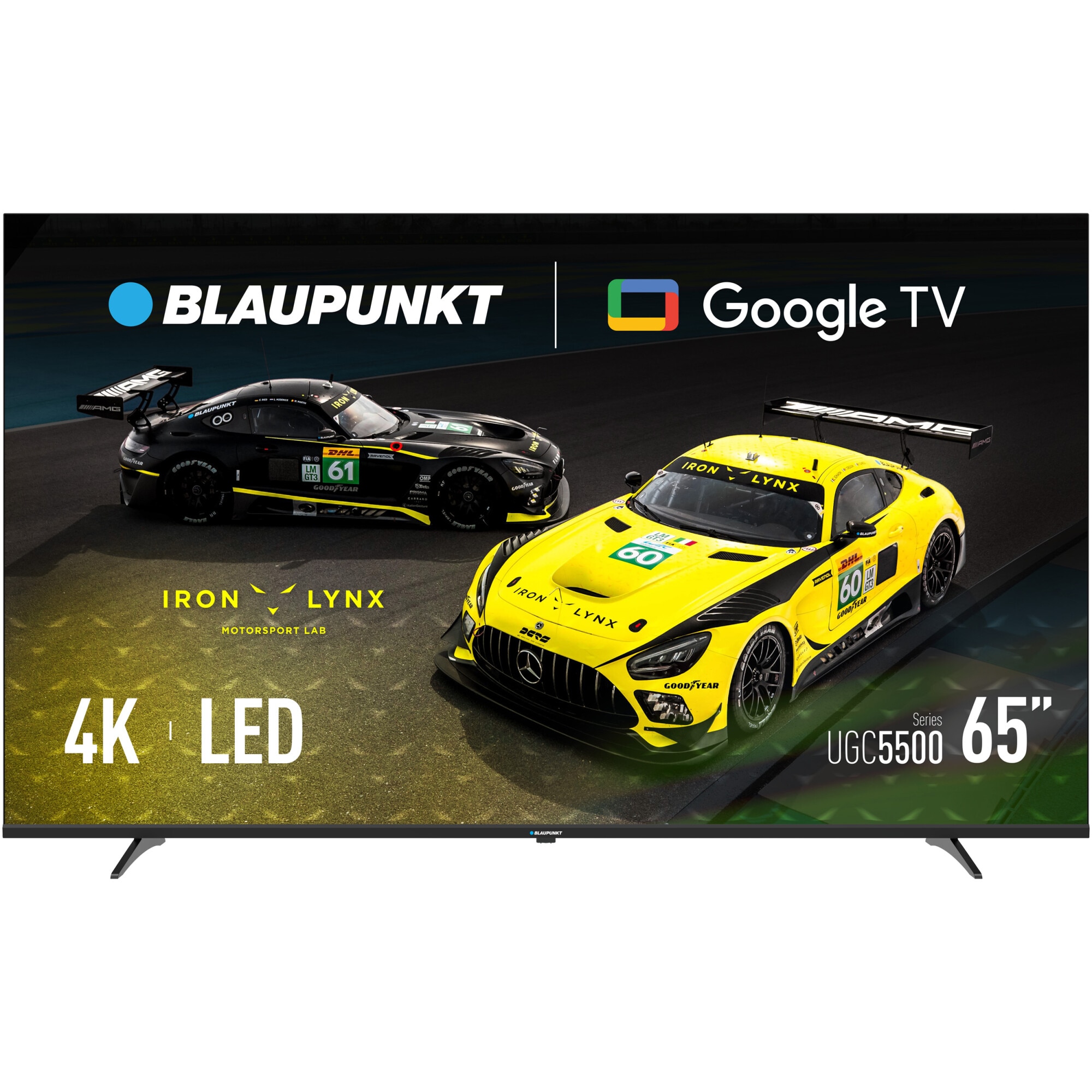 Televizor Blaupunkt LED 65UGC5500S, 165 cm, Smart Google TV, 4K Ultra HD, Clasa G