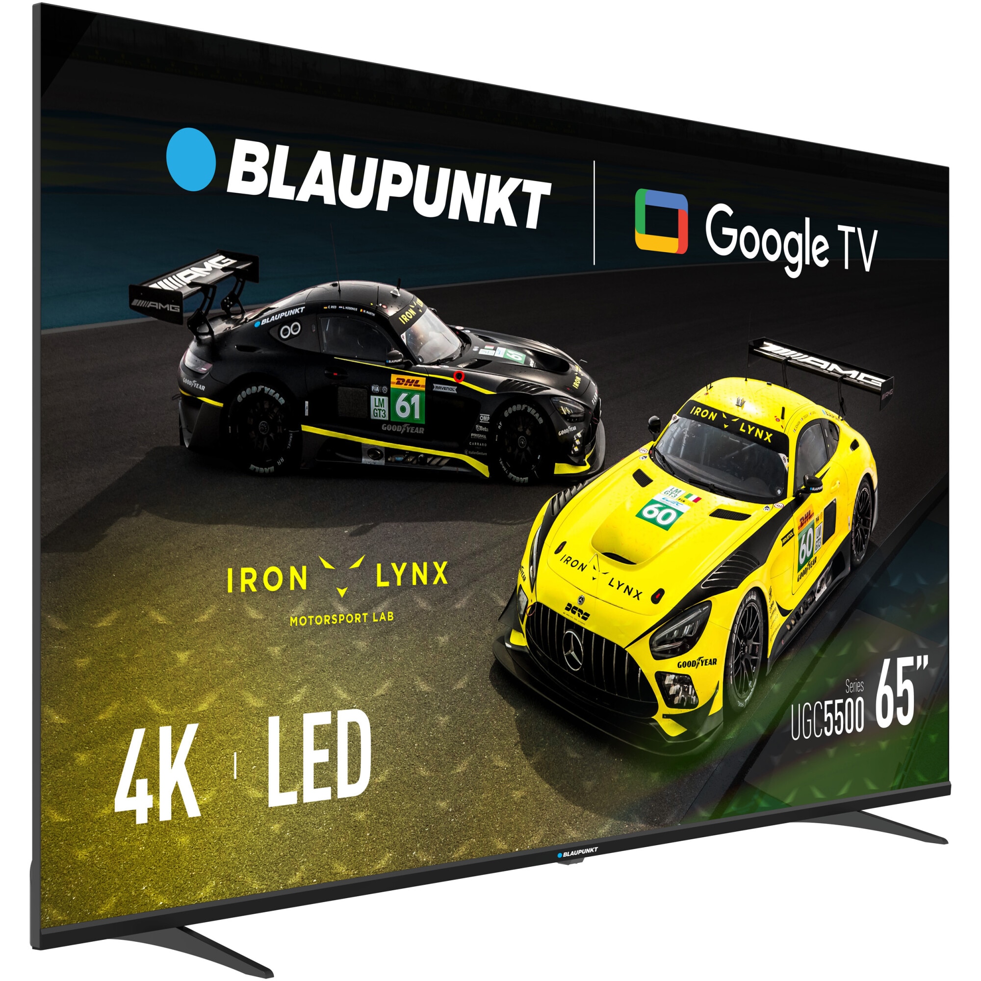 Televizor Blaupunkt LED 65UGC5500S, 165 cm, Smart Google TV, 4K Ultra HD, Clasa G