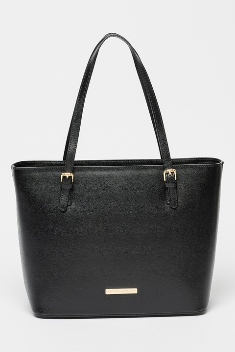 Antonia Moretti, Geanta shopper de piele cu logo