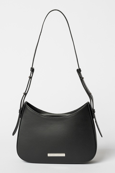 Antonia Moretti, Geanta de piele cu barete ajustabile, Negru