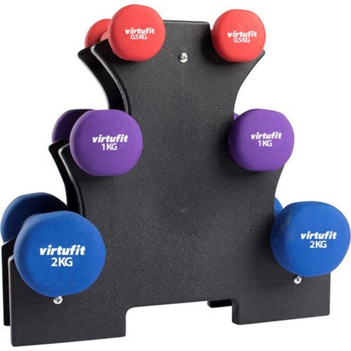 Комплект гири с основа на VirtuFit, Тегло на опаковката 7 кг