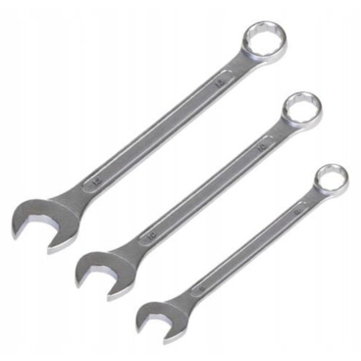 Set 3 chei, Vergionic, 8x10x13mm, crom-vanadiu, rezistente la coroziune