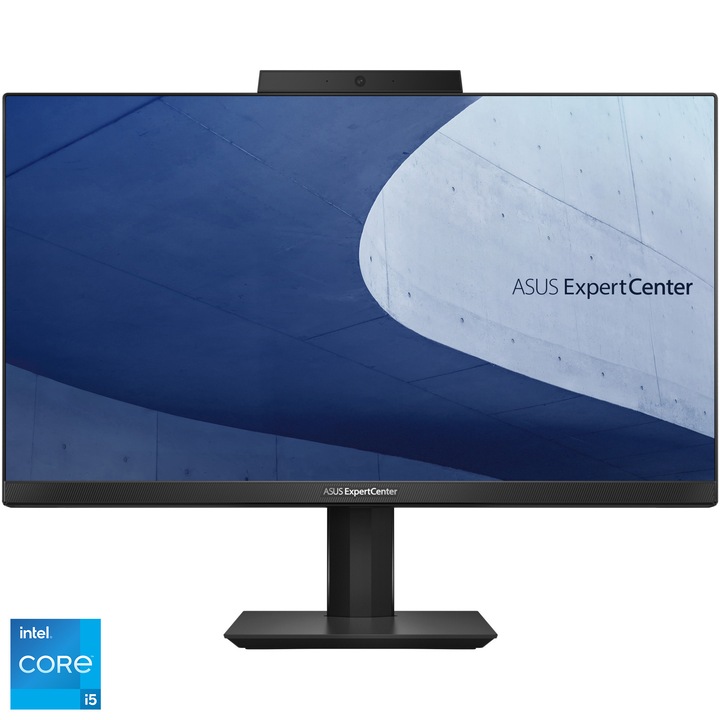 Asus ExpertCenter E5402WVAK All-in-One számítógép Intel® Core™ i5-1340P processzorral akár 4,6 GHz-ig, 23,8 hüvelykes Full HD, 8GB DDR4, 512GB SSD M.2 NVMe™ PCIe® 4.0, Intel® UHD Graphics, Nincs OS, fekete