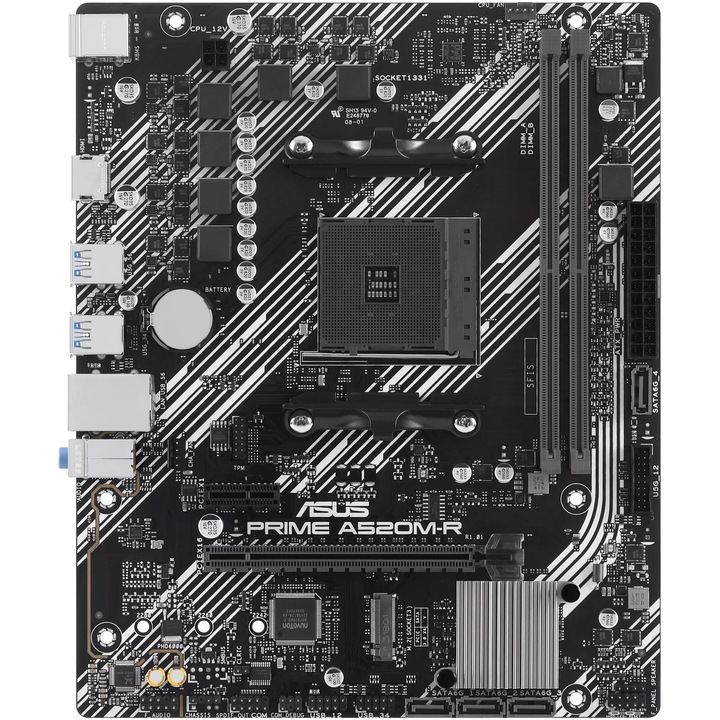 Placa de baza Asus PRIME A520M-R, Socket AM4