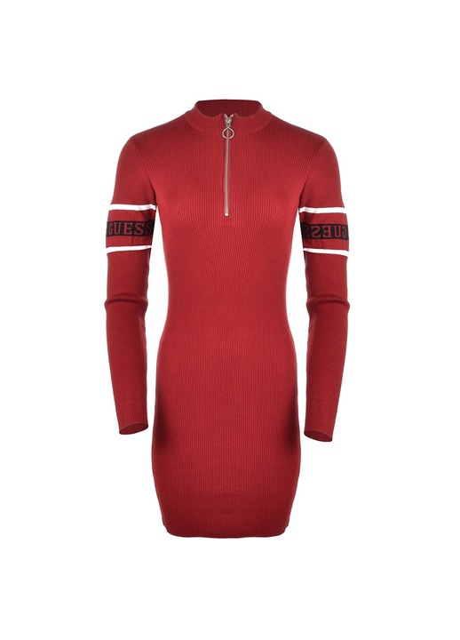 Дамска зимна рокля GUESS, вискоза/найлон, многоцветна, XL