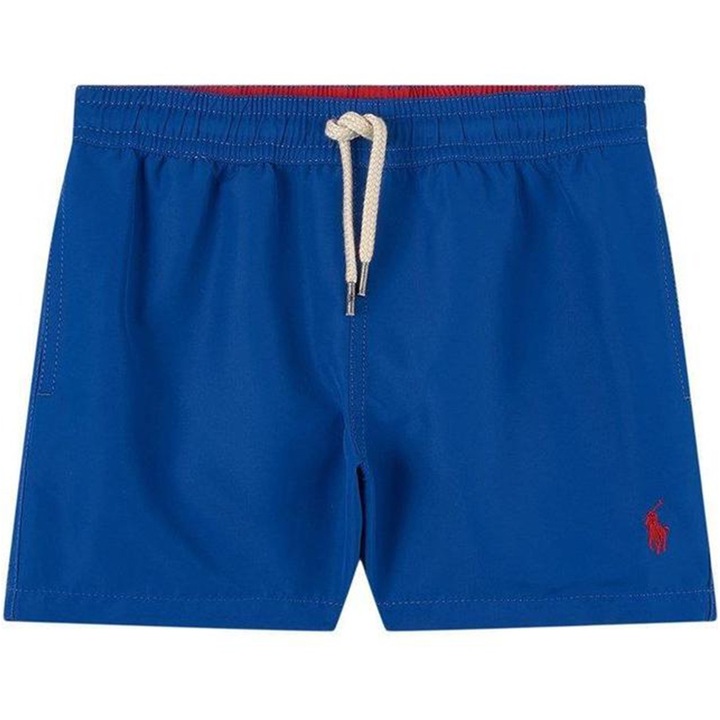 Gyermek fürdőruha, Polo Ralph Lauren, sötétkék, poliészter, 98 CM