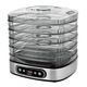 Deshidrator de alimente Heinner FreshDehydrate HFD-K380SSBK, 320-380W, 5 tavi inox, control electronic, display LED, timer, interval 35-70°C