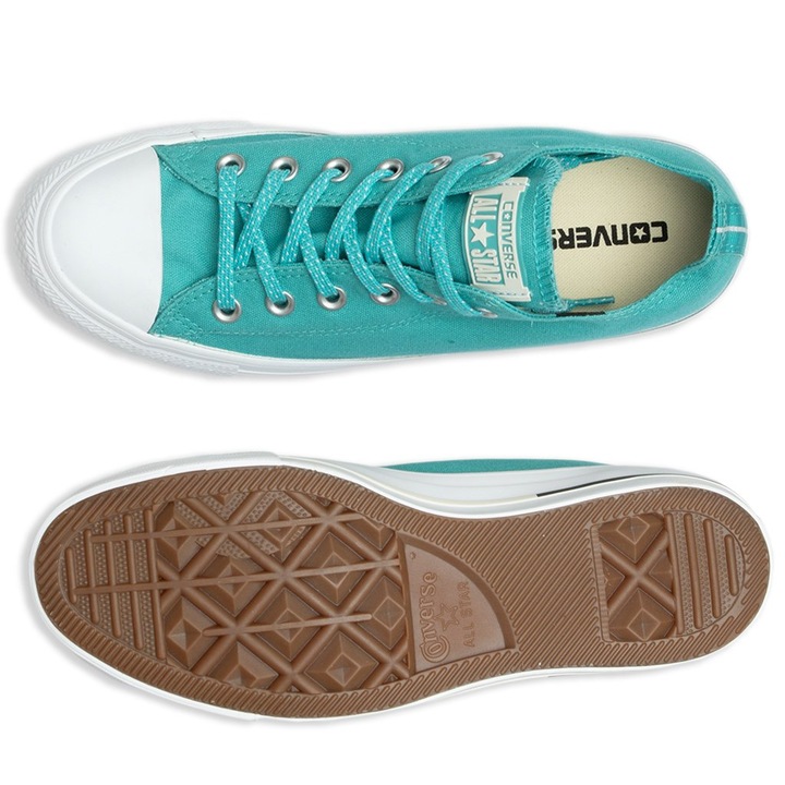 Férfi tornacipő, Converse, All Star alacsony, szövet, mentazöld, 42,5 EU