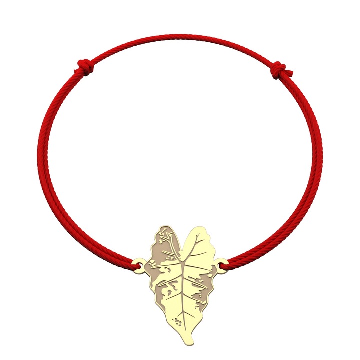 Bratara din aur galben 14K Alocasia Snur