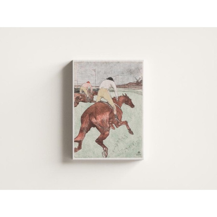 Картина на платно - Родео ездач [Rodeo Racer] - 60x40 см