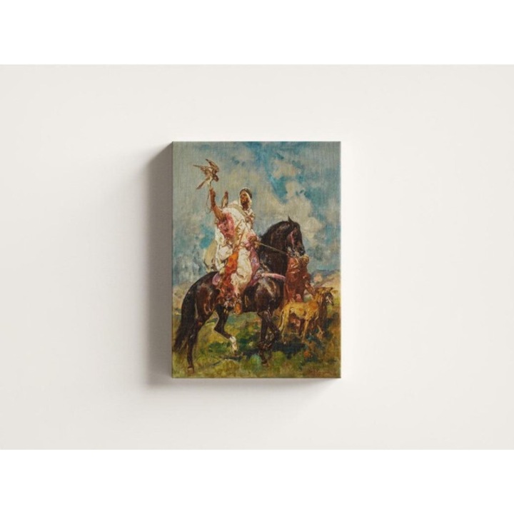 Vászonfestmény - Mária Magdolna lovaglás - 70x100 cm