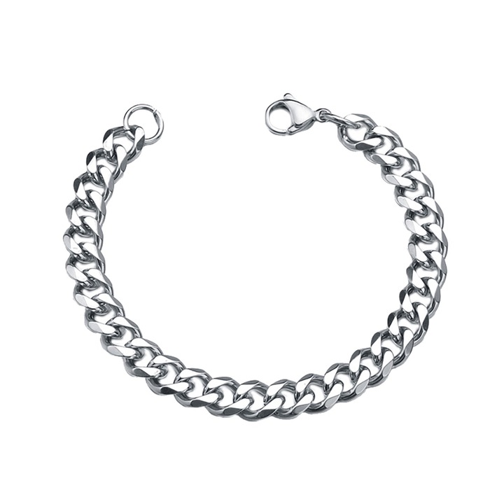 Bratara Inox 5927A, Sic Moda, Argintiu, 21 cm