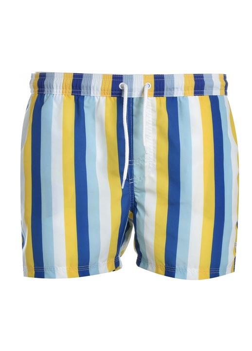 Férfi nadrág, GUESS, logó elöl, 3 zseb, többszínű, poliamid