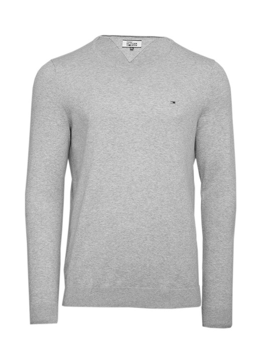 Férfi pulóver, Tommy Hilfiger, pamut/nylon/elasztán, szürke, 2XL INTL