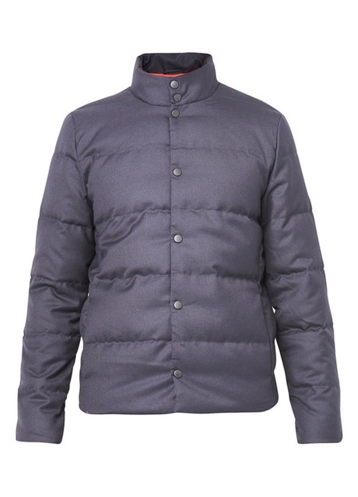 Мъжко яке Tommy Hilfiger, Вълна, Полиестер, Пълнеж от патешки пух, Тъмносин