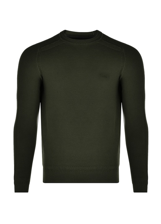 Férfi pulóver, GUESS, pamut/elasztán, zöld W1YI98 JA911, 2XL INTL