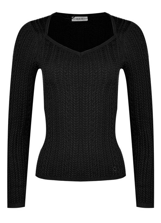 дамски M1RI37 I3Z11, GUESS, Памук, Черен, Черен