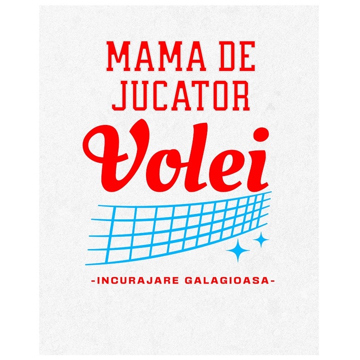 Sticker Adeziv mama jucator de volei, sport, minge, performanta cu Margini Albe, PVC Vinyl 15 cm