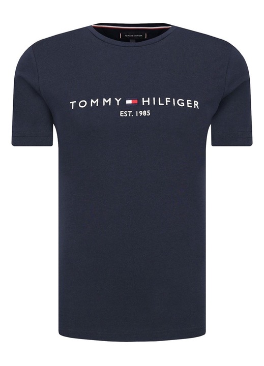 Férfi póló MW0MW11465, Tommy Hilfiger, pamut, sötétkék, S INTL