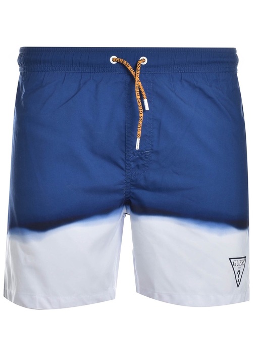 Rövidnadrág, GUESS, poliamid, 3 zsebbel, fehér/kék, S INTL