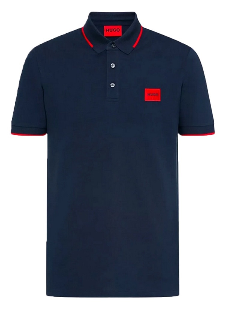 Tricou barbati 50467384, HUGO BOSS, Bumbac, Bleumarin, M INTL