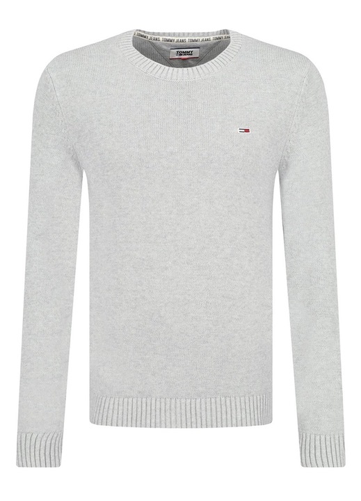 Férfi pulóver, Tommy Jeans, pamut, szürke, L INTL