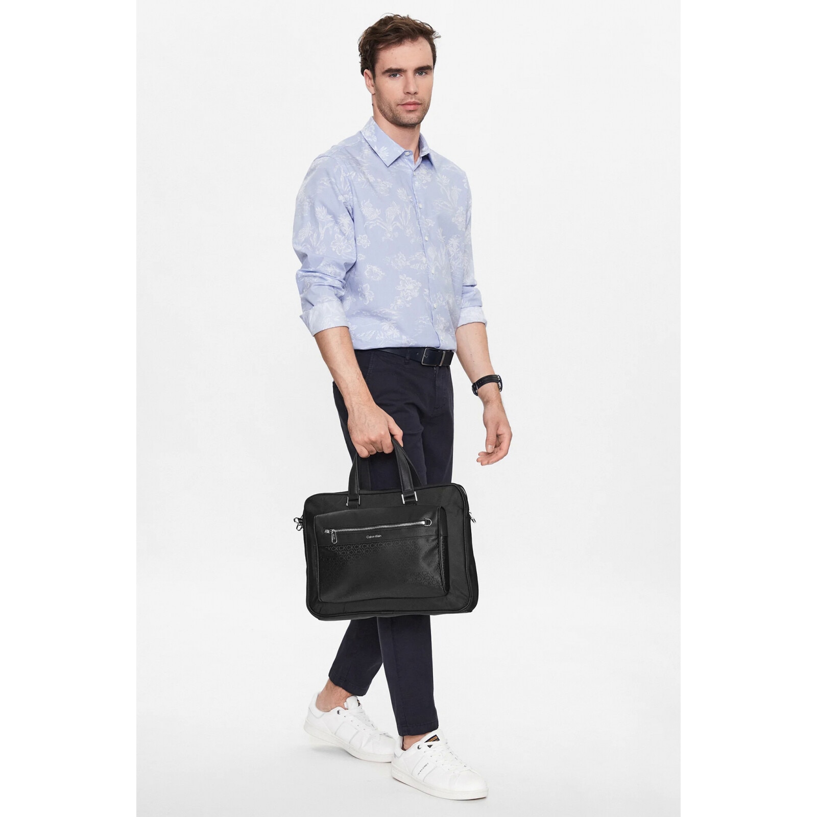 Geanta pentru laptop Calvin Klein Elevated Laptop Bag W/Pckt K50K510582 Negru 39 x 28 x 7 cm