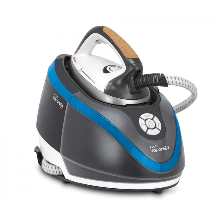 Statie de Calcat Polti Vaporella Next VN18.20, Talpa Aluminiu, 2200 W, 1.3 l, 6.5 BAR, Inchidere Automata, Alb/Albastru