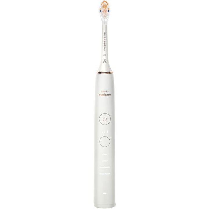 Електрическа четка за зъби PHILIPS Sonicare Diamond Clean HX9911/23, 62000 движения/мин, 3D почистване, 4 програми, 1 край, бяла