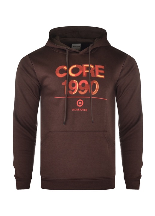 Jack&Jones Core férfi pulóver, mintás, barna, pamut/poliészter