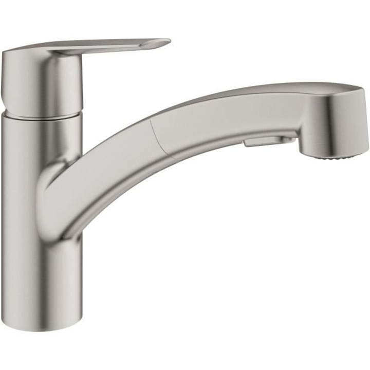 Смесител за баня, GROHE, Start, едноръкохватков, мобилен душ, 90°, хром