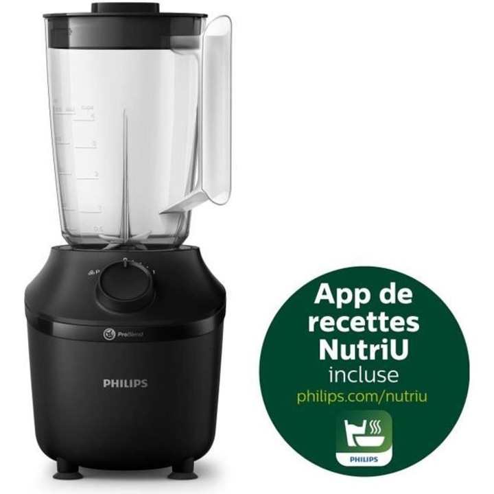 Mixer Philips Daily HR2041, 450W, negru
