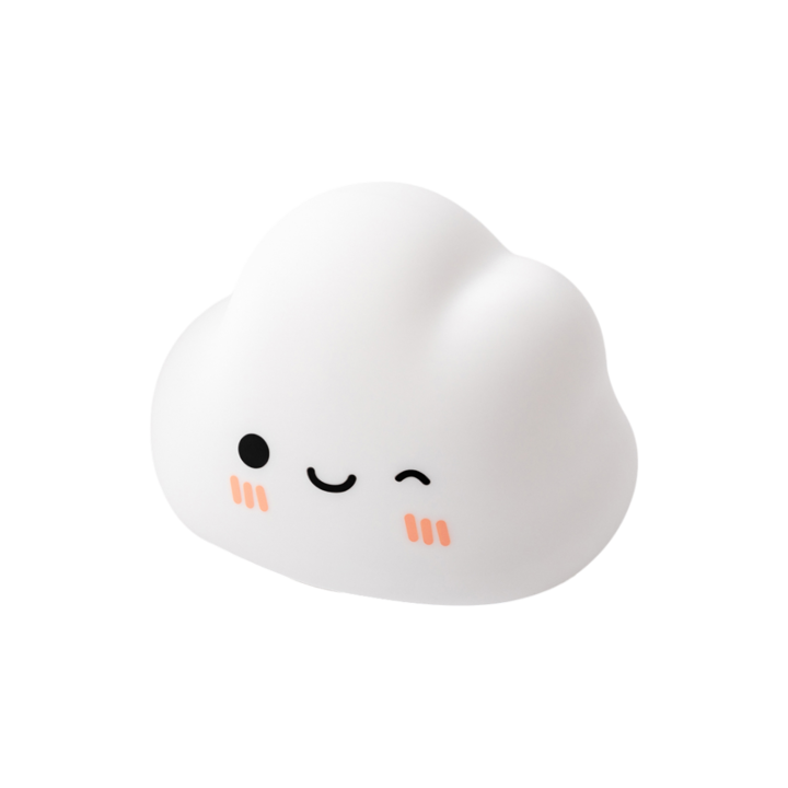 Lampa de Veghe din Silicon, Design Modern, Lumina Reglabila, Creaza o Atmosfera Relaxanta, Un Vis intr-o Lumina Calda - Norisor de Lumina