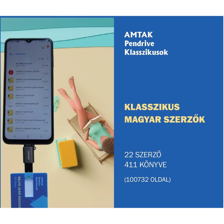 Класически унгарски автори: 411 книги от 22 автори (Pendrive)