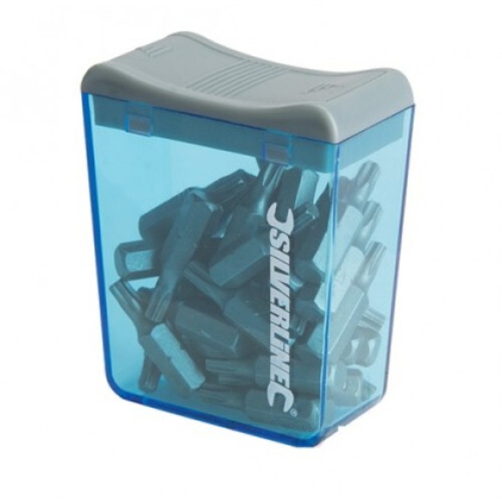 Set de biti Silverline, 30 bucati, S2 Torx T20, 1/4", 25mm
