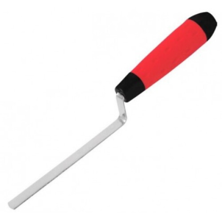 Mistirie Comensal set, 150x10mm, otel hartat, maner din doua componente, rosu/negru