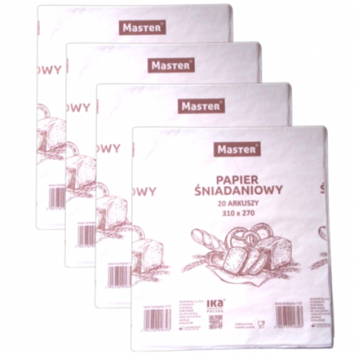 Set de 4 Foi de Hartie pentru Lucru Manual, IKA Polska, 310x270mm