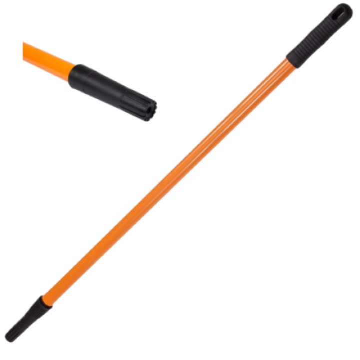 Телескопична дръжка Polax 1.1-2.0m метална с пластмасов накрайник комплект