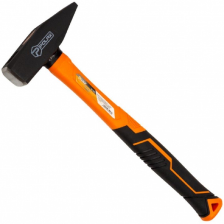 Чук Polax 1000g, с дръжка от фибростъкло, абсорбиращ вибрациите, лесен за използване