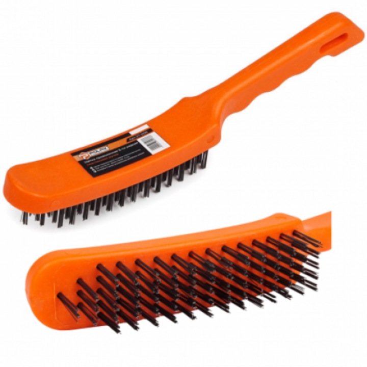 Perie de sarma, 5 randuri, Polax, 255mm, 28x20mm