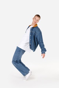 COLIN'S, Jacheta lejera de denim cu buzunare aplicate, Albastru, S