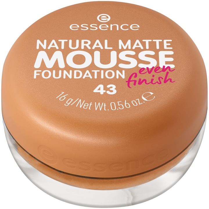 Фон дьо тен Essence NATURAL MATTE MOUSSE FOUNDATION 43, 16 гр