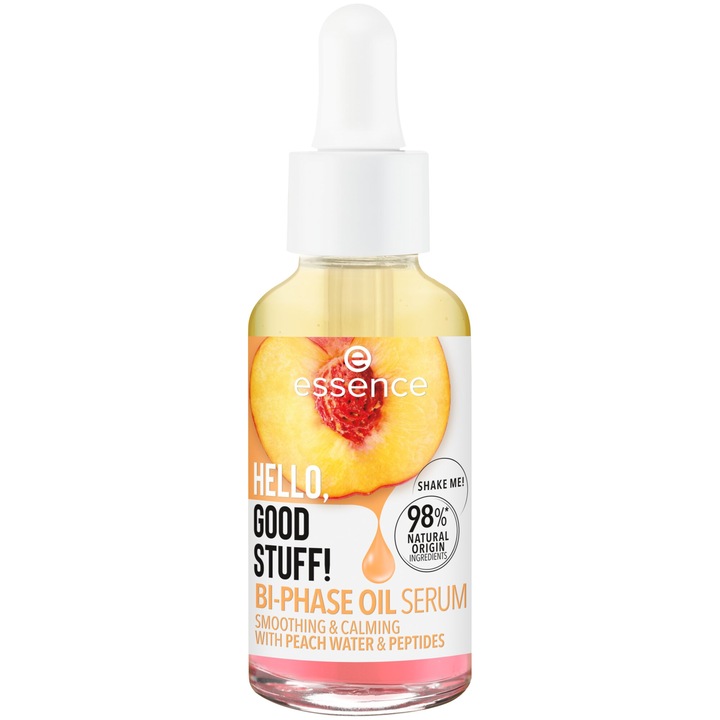 Serum pentru fata Essence HELLO, GOOD STUFF! BI-PHASE OIL SERUM, 30 ml