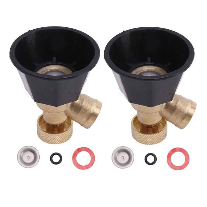 Set 2 duze pulverizare pentru stropit, Mmgoqqt, ajustabile, cupru/plastic, 137g
