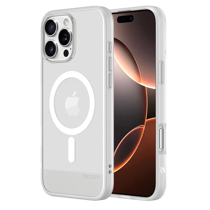 Калъф за телефон Incase Slim Case MagSafe за iPhone 16 Pro Max, усъвършенствана защита, тънък, прозрачен дизайн