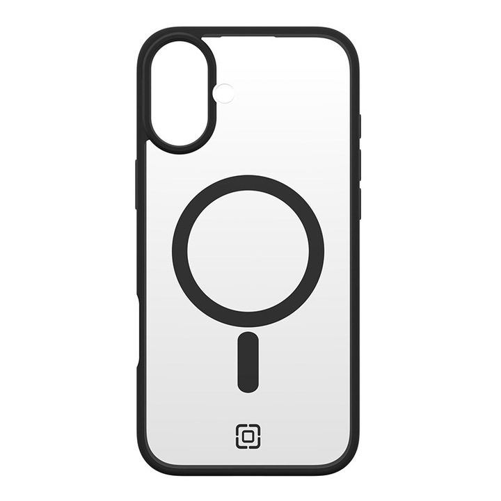 Калъф Velocity MagSafe за iPhone 16 Plus, Incipio, TPU/PC, удароустойчива защита, модерен дизайн, рециклируем, черен/прозрачен
