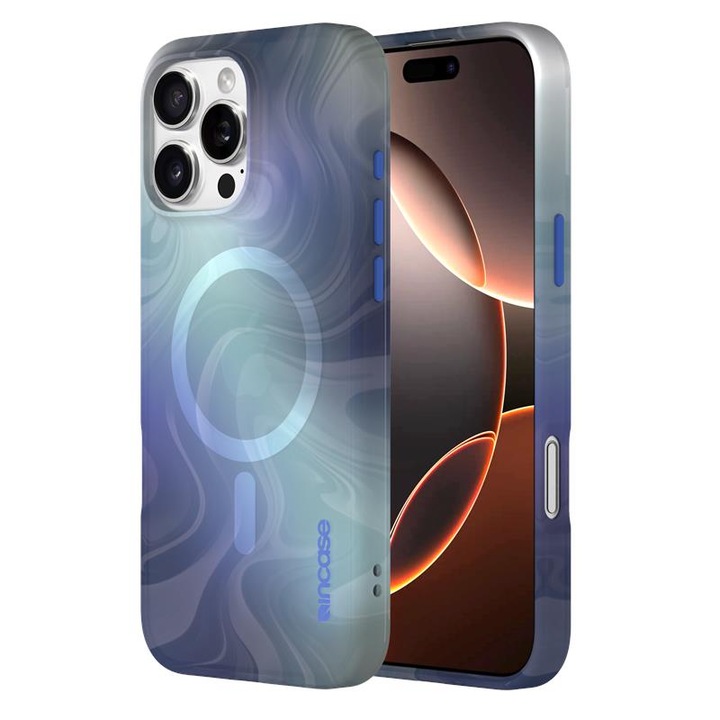 Калъф за телефон InCase Halo Case MagSafe, органичен дизайн, 3м защита при падане, многоцветен, за iPhone 16 Pro Max