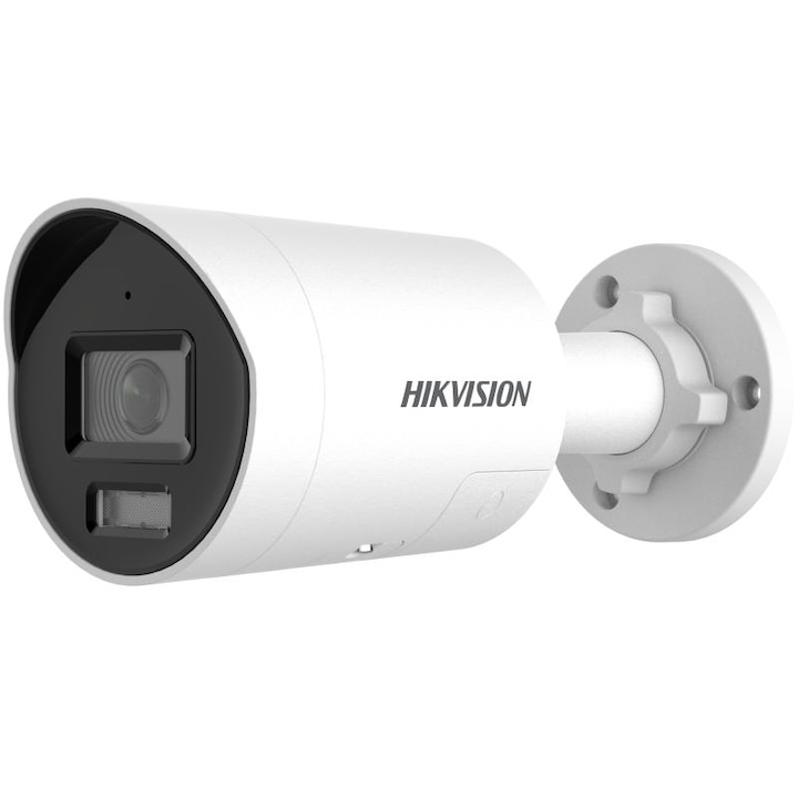 Hikkvision 8MP Bullet IP megfigyelő kamera DS-2CD2087G2H- LIU/SL(2.8MM)(EF), fix lencse: 2.8mm, min. megvilágítás: Szín: 0.0008 Lux @ (F1.0, AGC ON), 0 Lux IR-vel : 40m, beépített mikrofon, beépített hangszóró, memóriakártya foglalat: microSD/microSDHC/mi