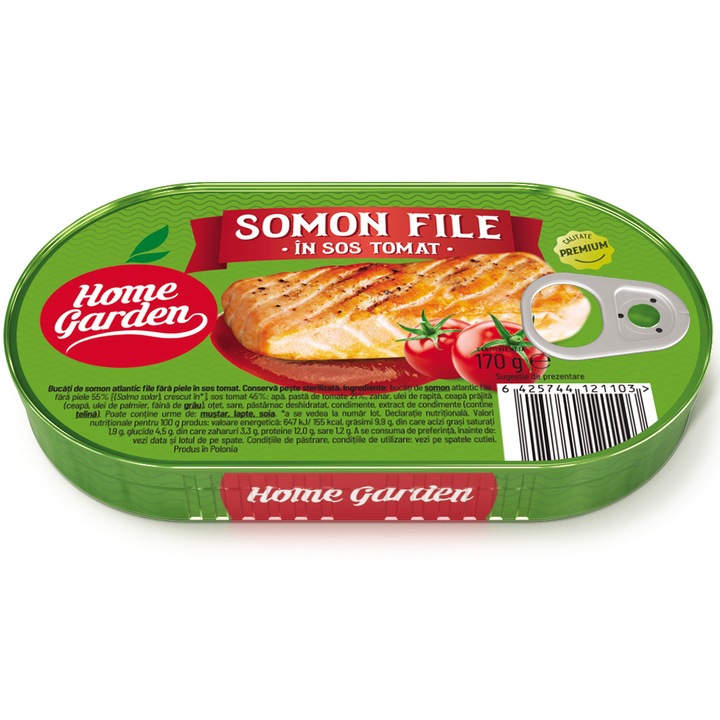 Somon file Home Garden in sos tomat, 170g